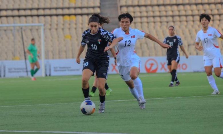 مباراة كوريا وفلسطين