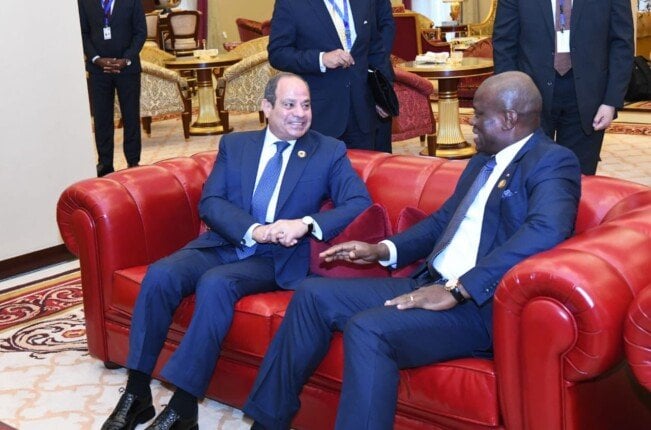 لقاء الرئيس السيسي مع رؤساء القمة الإفريقية السابعة