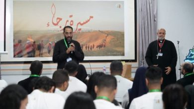 لقاء حيوي للأنبا توماس مع شباب الكنيسة القبطية الكاثوليكية بمصر
