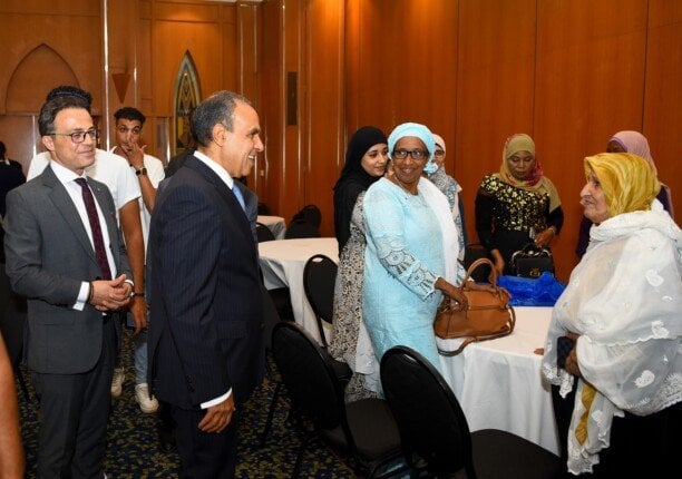 لقاء هام لوزير الخارجية مع الجالية المصرية في مالي