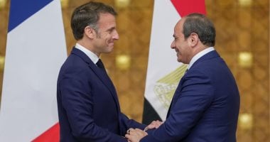 السيد الرئيس عبد الفتاح السيسي والرئيس الفرنسى