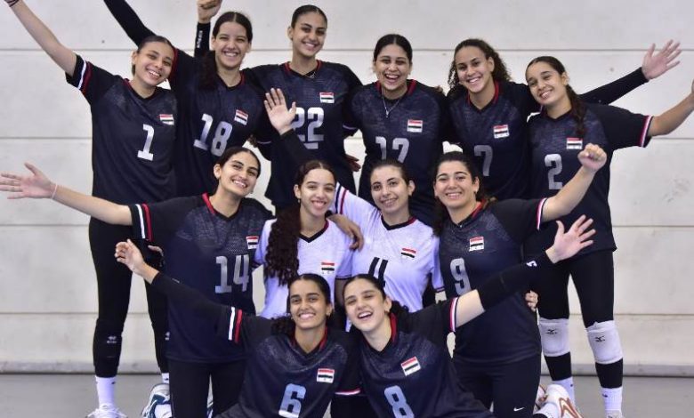منتخب شابات الطائرة