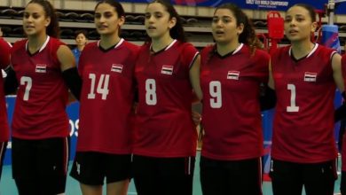 منتخب شابات الطائرة