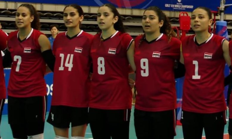 منتخب شابات الطائرة