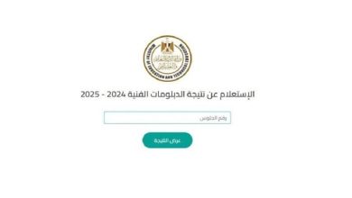 نتيجة الدبلومات الفنية 2025 برقم الجلوس متاحة الآن لجميع التخصصات