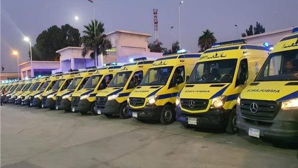 وزارة الصحة ترسل 17 سيارة إسعاف إلى موقع حريق سنترال رمسيس