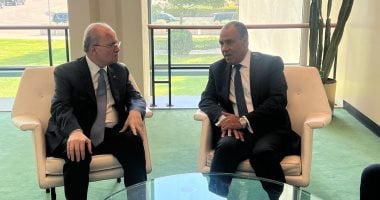 وزير الخارجية يبحث مع رئيس وزراء فلسطين الأوضاع فى الضفة الغربية