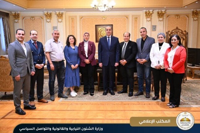 وزير الشئون النيابية يعبر عن تقديره العميق لدور الصحفيين خلال لقاء المحررين البرلمانيين