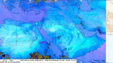 «أجواء مفاجئة في الصيف».. الأرصاد تعلن عن حالة الطقس اليوم الأحد