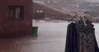 هطول أمطار فى سانت كاترين.. وتحذيرات بضرورة توخى الحذر أثناء القيادة