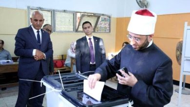 إدلاء وزير الأوقاف بصوته في انتخابات الشيوخ 2025