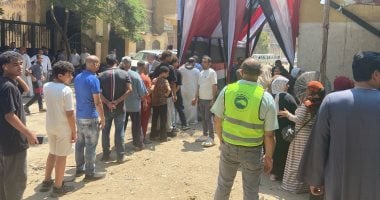 انتخابات الشيوخ 2025.. إقبال كبير على اللجان بدائرة الوراق.. صور