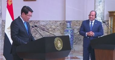 الرئيس السيسى ونظيره الفيتنامى يبحثان التعاون ويعقدان مؤتمرا صحفيا.. فيديو