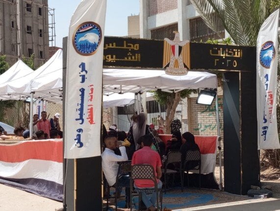 استئناف التصويت في انتخابات الشيوخ 2025 بالمقطم بعد استراحة قصيرة