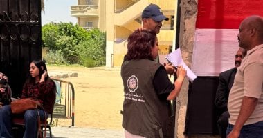 بعثة جامعة الدول العربية تتابع سير العملية الانتخابية بلجان أكتوبر