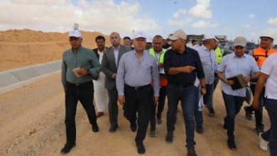 تفقد وزير النقل مشروع الخط الأول من شبكة القطار الكهربائي السريع «صور»