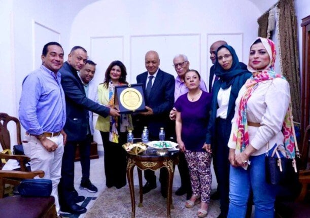 تكريم مصطفى بكري في المركز العربي للإعلام