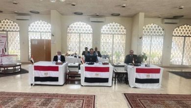 توافد المصريين بعمان للتصويت في انتخابات الشيوخ «صور»