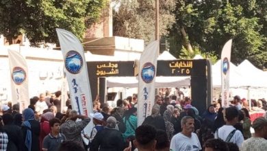 توافد المواطنين على لجان الانتخابات في المقطم لإدلاء أصواتهم في انتخابات الشيوخ 2025