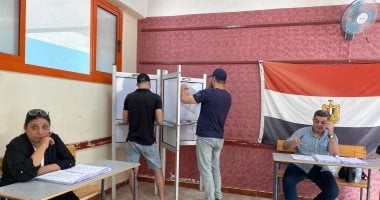 توافد الناخبين بكثافة على لجان انتخابات الشيوخ بمصر الجديدة والنزهة