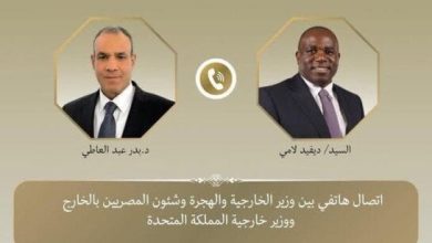 جهود مشتركة: وزير الخارجية ونظيره البريطاني يتفاوضان هاتفياً بشأن اتفاق لوقف إطلاق النار في غزة