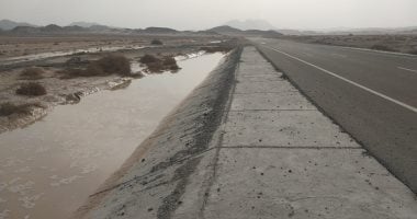 سيول على طريق "رأس غارب ـ الشيخ فضل" وتنسيق بين إدارة الأزمات والأجهزة التنفيذية