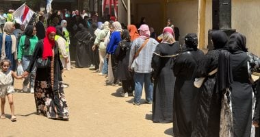 انتخابات الشيوخ.. شاهد طوابير السيدات بلجنة مدرسة العلياء بالوراق