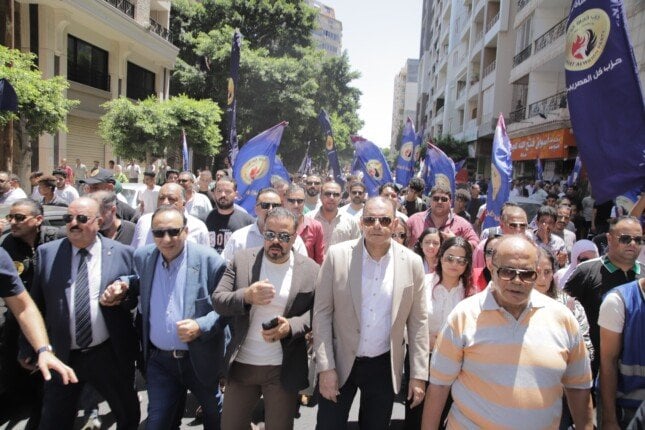 مسيرة ضخمة لدعم مرشحي "حماة وطن" في انتخابات الشيوخ 2025 بالإسكندرية