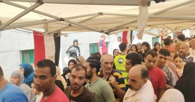 طوابير مكثفة من ناخبين منطقة السيدة زينب فى انتخابات مجلس الشيوخ.. صور