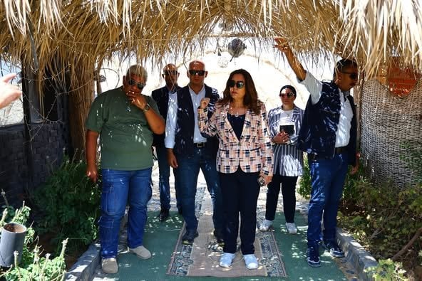 وزيرة التنمية المحلية تشرف على تقدم العمل في محمية وادي دجلة وقبة الحسنة