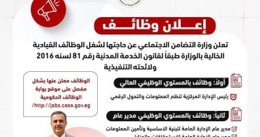 وزارة التضامن تعلن وظائف شاغرة وطريقة التقديم.. اعرف التفاصيل