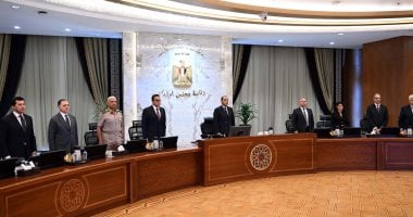مجلس الوزراء يستهل اجتماعه بالوقوف دقيقة حداد على روح الدكتور على المصيلحى