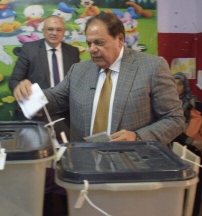 وكيل مجلس النواب يشارك في انتخابات مجلس الشيوخ 2025